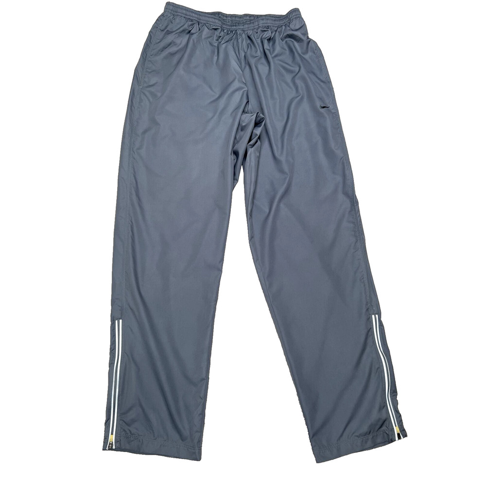 Nike Clima-Fit Golf Men's Gray Pants with Zippers at Ankles Size L Drawstring.